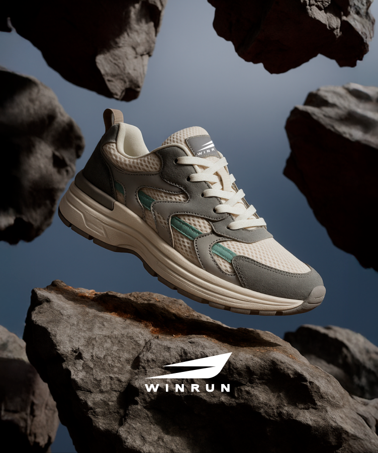 Winrun sneaker brand campaign