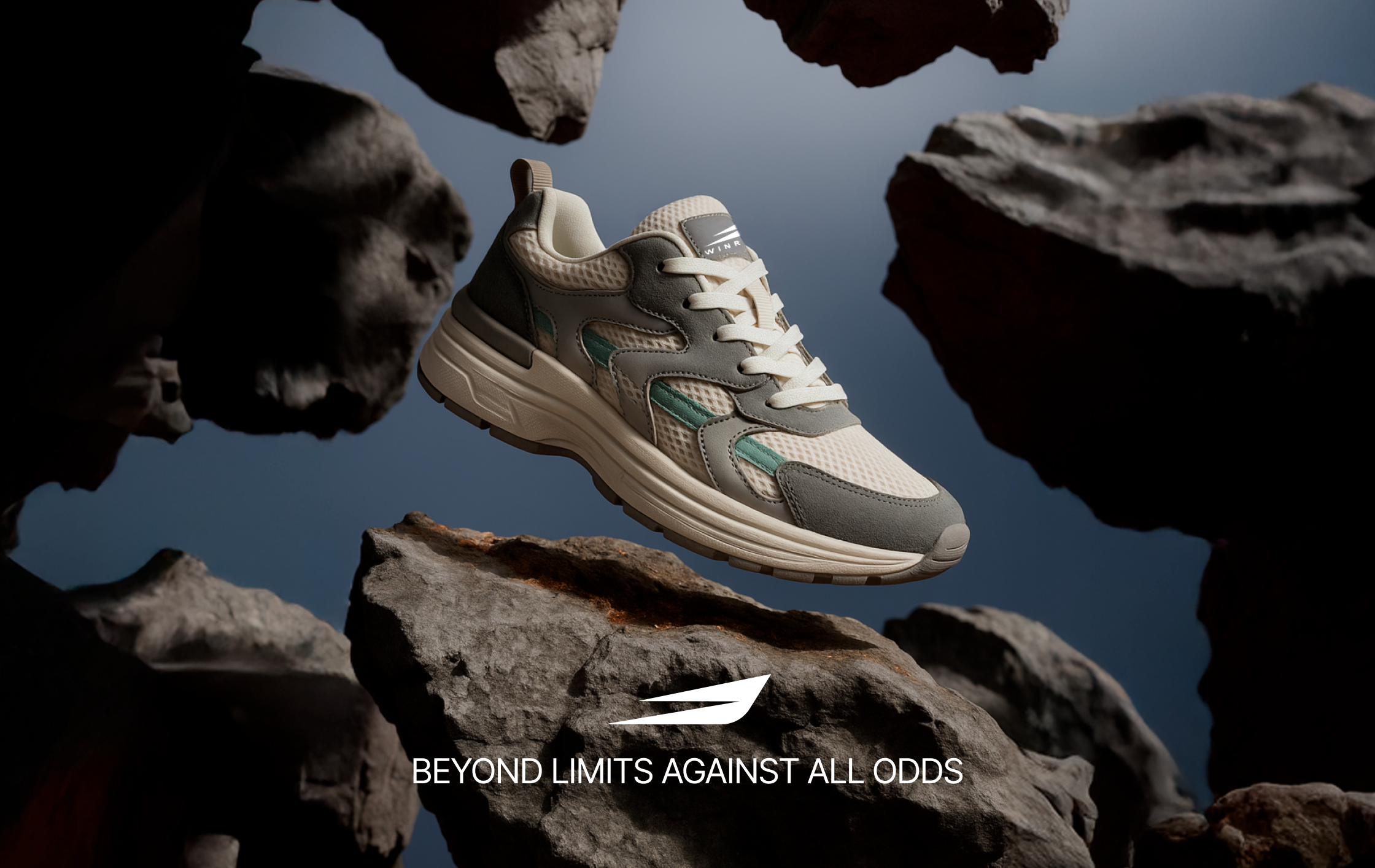Winrun sneaker campaign and visual identity